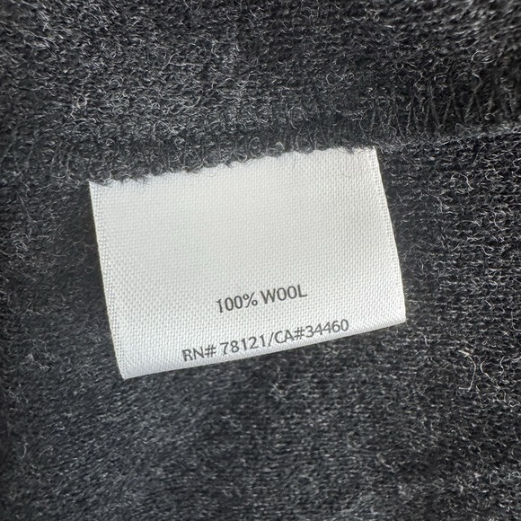 Eileen Fisher Dress 3X Gray Women Wool Cap Sleeve Sheath Career‎ - Picture 10 of 12